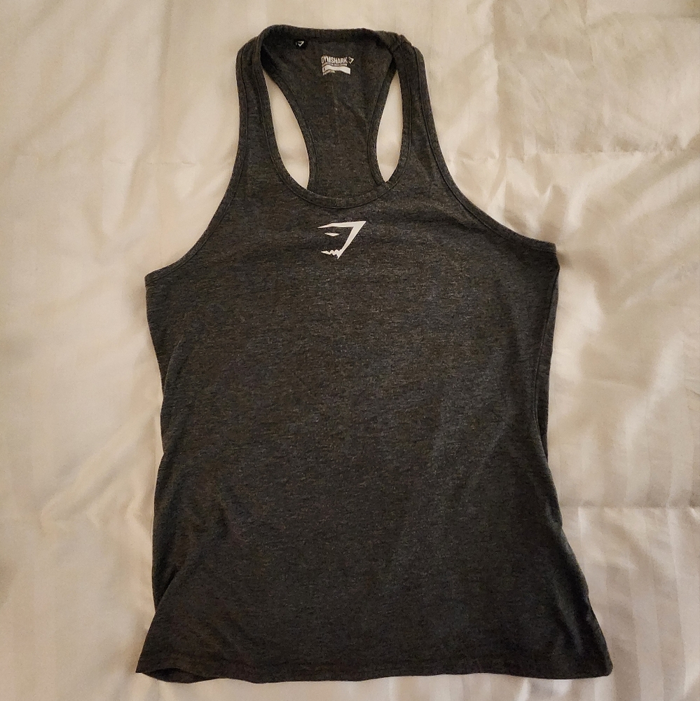 Gymshark Charcoal Racerback Tank